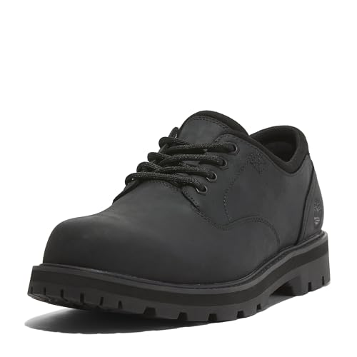 Timberland Men's Britton Road Low Lace-up Waterproof Shoe, Black Full Grain, 7.5