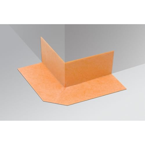 Schluter Kerdi-Kereck Preformed Waterproofing Outside Corner - Seamless for Shower System Integration, Leak and Water Damage Protection - 90-Degree, 2-Pack - KERECK/FA2