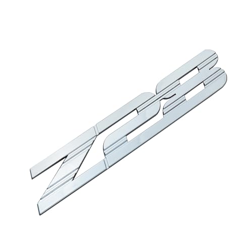 Image of 1Pc 1993-2002 Camaro Front Fender Z28 Emblem 3D Badge Nameplate Letter Sticker 10139552 Replacement for Z28 (Chrome)