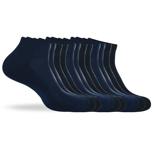 Image of Women's Ankle Socks Thick Cushioned Cotton, Moisture-Wicking socks, Breathable Performance Socks for Running, Sports