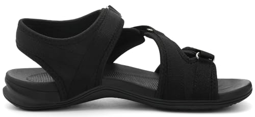UBFEN Womens Hiking Comfortable Sport Walking Sandals Outdoor Athletic Water Sandals with Three Adjustable Straps4