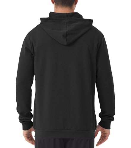 Idtswch Mens Tall Lightweight Hoodies Zip Up Sweatshirt Slim Fit Jacket3