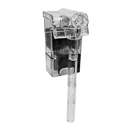 Filtro externo para acuario, bomba de filtración colgante para tanques | Filtro externo colgante compacto para acuario para agua, salada, peces y camarones