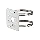 Dahua Technology PFA152-E Mini Aluminium Adapter für Pfostenmontage (PFBx/PFAx) Weiß
