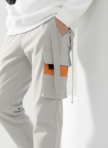 Image of TAGAS Men's Cotton Cargo Pants | Men Cargo Jogger Pant | Slim Fit Track Pants with Side Pockets | Stylish Streetwear Lower for Gym, Casual & Travel