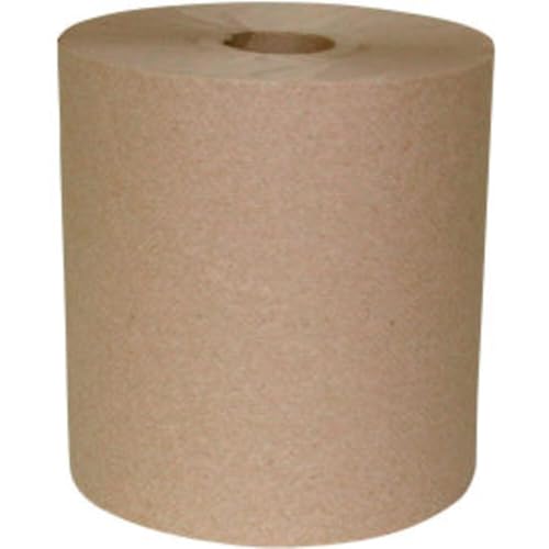 Mayfair 183213 Hardwound Roll Towel, Universal Roll Towels, Natural Color, Roll is 7.8" Width x 800ft Length (Case of 6 Rolls)