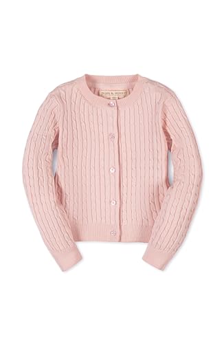 Image of Classic Organic Cable Cardigan by Hope & Henry Girl