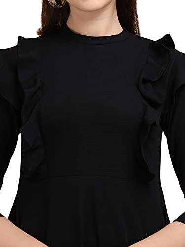 Image of OOMPH! Women's Spandex A-Line Knee-Length Casual Dress