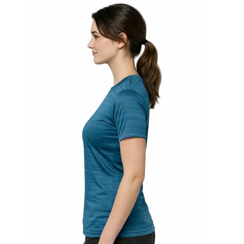 Image of NINQ Women's Loose Fit T-Shirt | Half Sleeve Round Neck Sports Wear for Gym, Running, Yoga, Workout & Casual Everyday Comfort