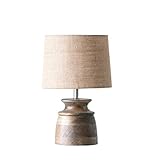 Creative Co-Op Table Lamp, Natural Wood