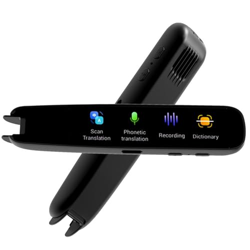 Scan Reader Pen, Translation Pen Scanner with 240+ Dictionaries, Vast English Word Library for Language Learning, Online Translation Support for 117 Languages