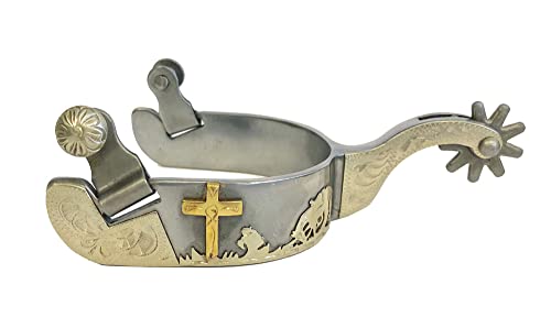 AJ Tack Sweet Iron Praying Cowboy Spurs - Mens - Thumbnail 4