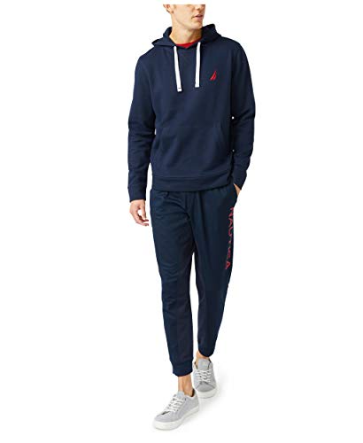 Nautica mens Men's J-class Logo Fleece Hoodie2