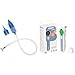 BÉABA, set di 1 mosca per bambini e 1 termometro digitale a infrarossi, aspiratore nasale manuale Minidoo e termosonda per fronte, orecchio, misurazione ambientale, allarme febbre immagine
