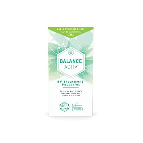 Balance Activ Pessaries | Bacterial Vaginosis Treatment for Women | Works Naturally to Rapidly Relieve Symptoms of Discomfort, Discharge and Unpleasant Odour Associated with BV