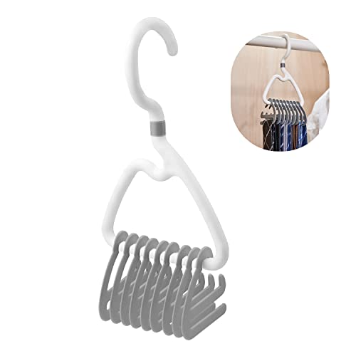 2 Stück Gürtelhalter & Krawattenbügel - 360° Drehbarer Aufbewahrungsorganizer