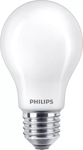 Philips LED Classic E27 Lampe, 60 W, Kolbenform, matt, warmweiß(2Stück)