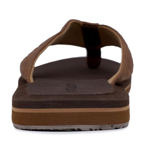 Image of Nautica Men's Flip Flop Shower Sandals Slides - Comfortable Waterproof Beach Footwear Slip-On Thong (Medium /Wide Width)