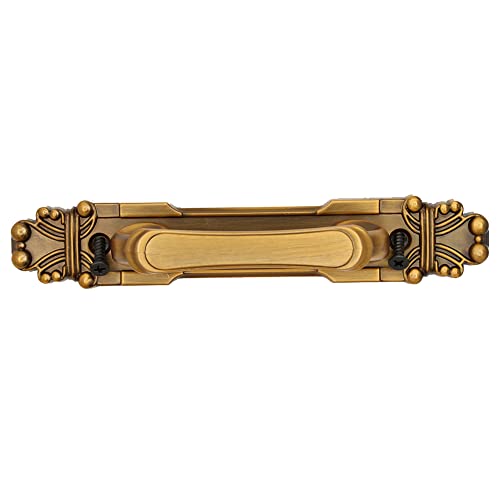Image of European Style Barn Door Handle Antique Door Pull Handle Metal Sliding for Cabinet Hardware Drawer Cupboard Accessory