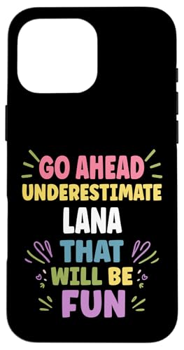 LANA Personalized Women's Gift Custom LANA スマホケース iPhone 16 Pro Max 用
