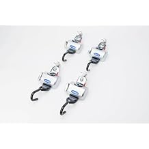 QStraint Q-8201-A QRT Standard Retractor مع تركيبات A-Track OEM للكراسي المتحركة ومكونات النقل المتنقلة