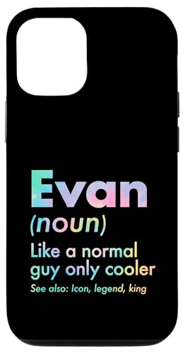 Evan Like A Normal Guy Only Cooler Legend King �t�@�[�X�g�l�[�� �X�}�z�P�[�X iPhone 12/12 Pro �p