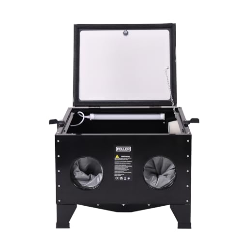 Pollor 90L Worktop Sandblasting Cabinet with LED