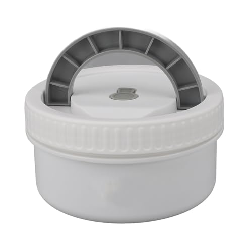 Aislamiento Portátil, Contenedor Térmico de Acero Inoxidable 316 para Picnics, Oficinas, Escuelas, 470ml (WHITE)