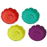 Jiimhte フリーズポップホルダー シリコン再利用可能 - アイスクリームコーンホルダー 4個セット | 子供向け プールサイド スナック ピクニック 家族バーベキュー 旅行 キャンプ 水遊び 庭遊び