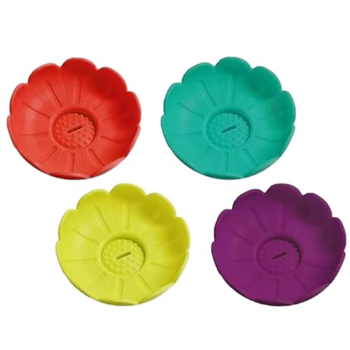 YAOPIU Molde Para Polos De Silicona Reutilizable - 4 Unidades Atrapagoteos Helado,Para Clima Caluroso Piscina Camping Viajes Playa Picnic Fiestas Verano Niños Niñas