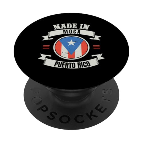 Boricua Mocano Puerto Rico Gift - Made In Moca PopSockets PopGrip Adhésif
