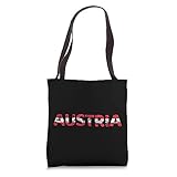 Austria Flag Austrian Pride Travel Vacation Europe Vienna Tote Bag