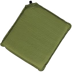 Colchóneta De Espuma Camping Mil-Tec - Almohadilla inflable para camping (35 x 32 cm), color verde
