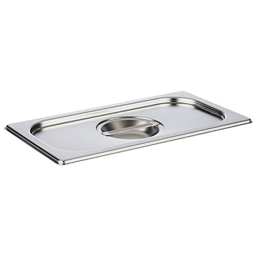APS Coperchio GN 1/2 Acciaio Inox - 325x265mm Per Gastronorm, Ideale Per Caldo E Freddo - Foto 5