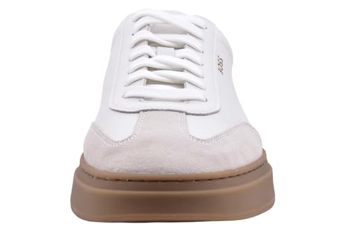 Image of BOSS Men's Kieran Smooth Leather Tennis Sneaker