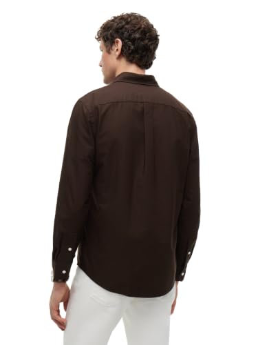Image of Tommy Hilfiger Men's Long Sleeve Oxford Shirts in Regular Fit, Men's Button Down Shirts, Also Available in Big and Tall