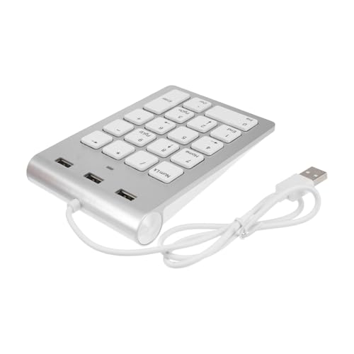 CIYODO Zinc Alloy Keypad Keyboard Number Pad for Laptop Desktop Ports Hub Numeric Keypad for