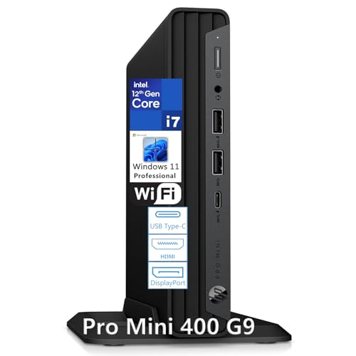 HP Elite Mini 800 G9 MFF �r�W�l�X �~�j PC �f�X�N�g�b�v�R���s���[�^�[�A��14���� Intel 14-Core i5-14500 (Beat i7-14700T)�A32GB DDR5 RAM�A1TB PCIe SSD�AWiFi 