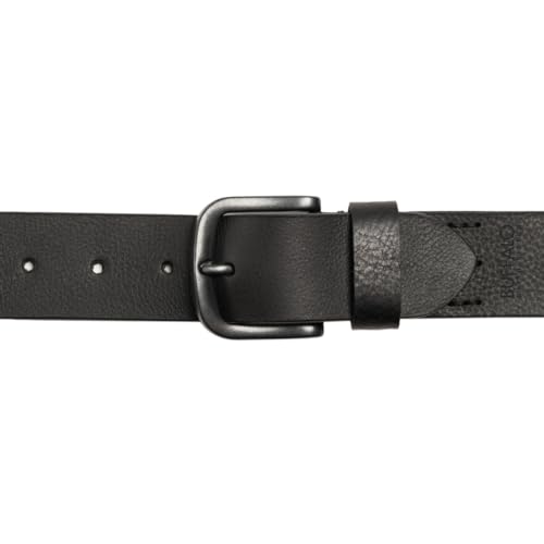 Buffalo David Bitton Men's Black Leather Belt | 100% Genuine Leather | Jean Belt3