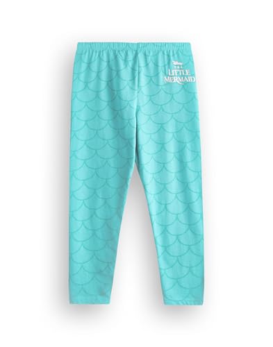Disney The Little Mermaid Girls Pajama Set | Kids Princess Long Sleeve Long Leg Graphic PJs in Blue | Film Merchandise Gift4