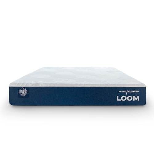 Listado de Colchón Spring Air Target Individual los mejores 10. 44 Spring Air Colchón Loom de Caja| Memory Foam de Alta Densidad | Sleep Fitness | Firmeza Media | Funda hipoalergénica Air Cover | Soporte Ergonómico y 100 Noches de Prueba | 24...