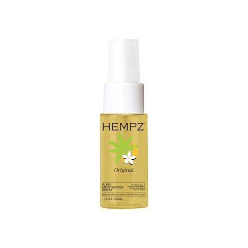 Hempz Hydrating Mist Spray Original Floral Banana Fragrance Travel Size Moisturizer Vacation Essential 1 fl.oz.