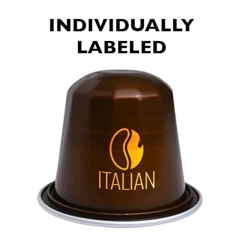Image of Fresh Roasted Coffee, Single-Origin & Espresso Blend Variety Espresso Capsules for Nespresso OriginalLine, Kosher, 120 Recyclable Aluminum Capsules