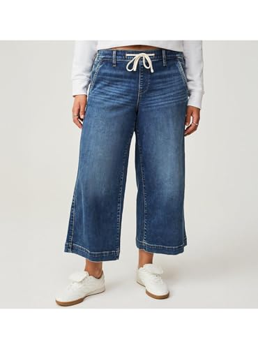 Torrid Women's Plus Size Jeans - Weekend Wide Leg Ankle Crop Mid-Rise Jean4