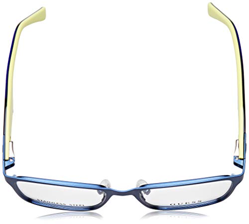 Image of Guess GU9173 Eyeglass Frames - Matte Blue Frame, 47 mm Lens Diameter GU917347091
