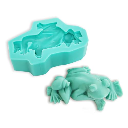 ケーキ装飾ペストリーベーキングモールドかわいいカエル型シリコーン手作り石鹸フォンダンチョコレートデザートモールド用ゼリーキャンドルベーキングシリコーンツール