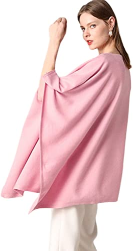 Women's Winter Warm Soft wool blend Poncho Knit cape shawls and wraps3