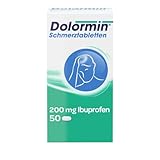 Dolormin Schmerztabletten – bei Schmerzen und Fieber – wie Kopf-, Zahn- und Regelschmerzen – 50 Tabletten