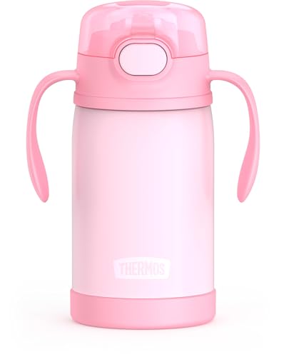 Thermos Baby 10 oz. Stainless Steel Bottle with Soft Sippy Pink