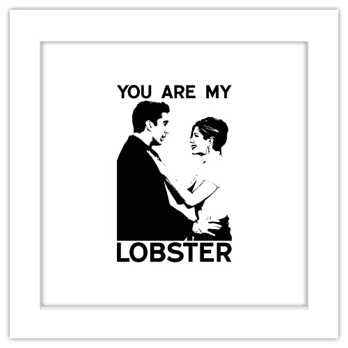 Poster Friends You are My Lobster sous cadre blanc : l'idée cadeau couple idéale